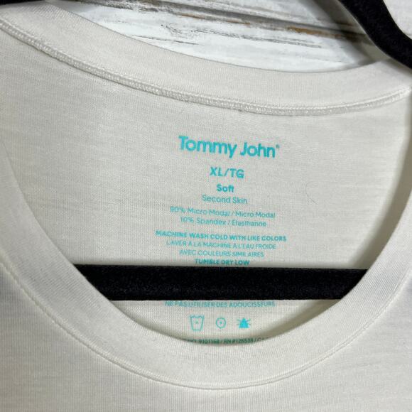 Tommy John Second Skin Crewneck Undershirt White Size XL - Picture 4 of 7